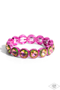 Radiant on Repeat - Pink Bracelet